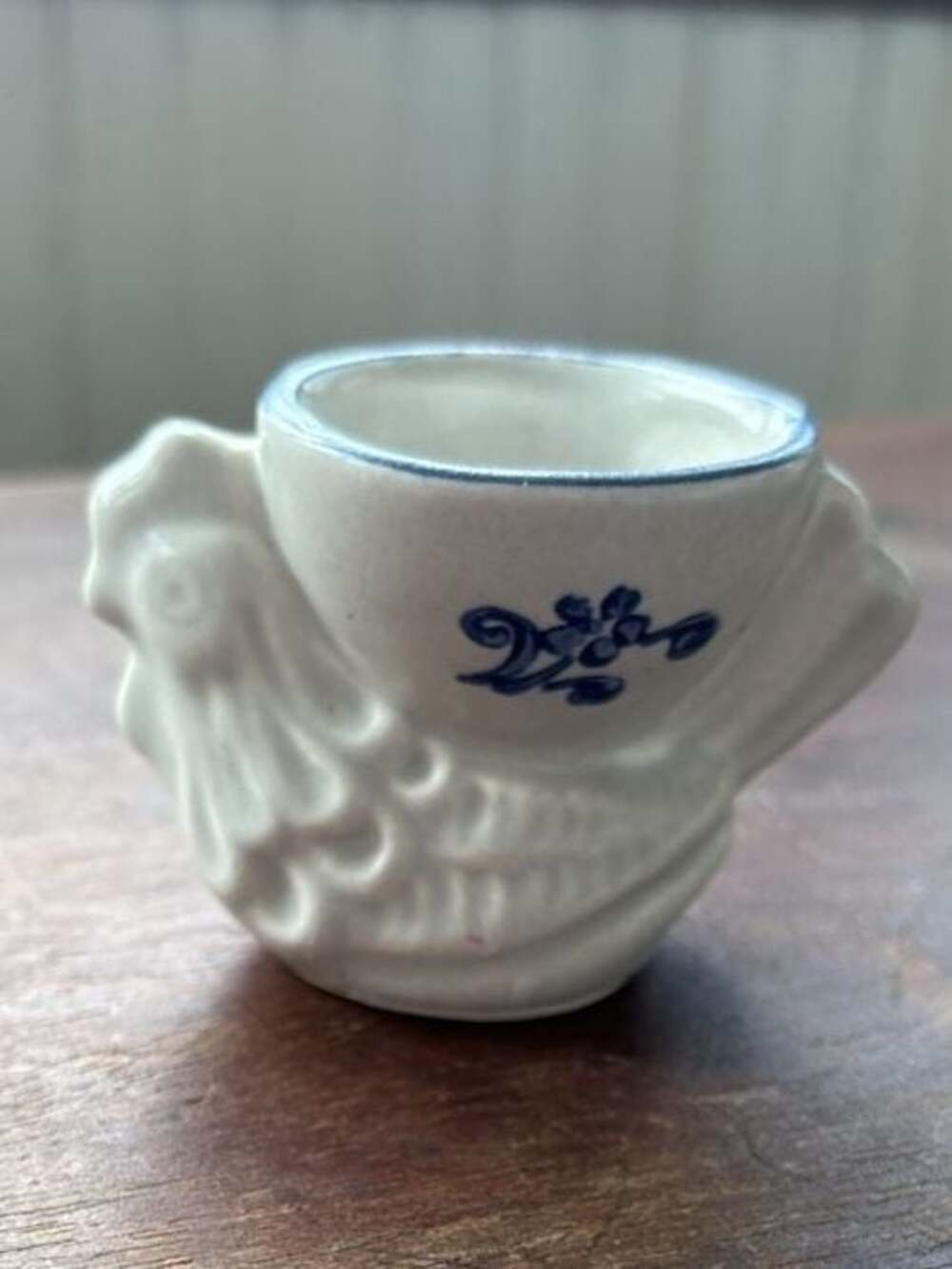 Pfaltzgraff Yorktowne Rooster Chicken Hen Ceramic Egg Cup